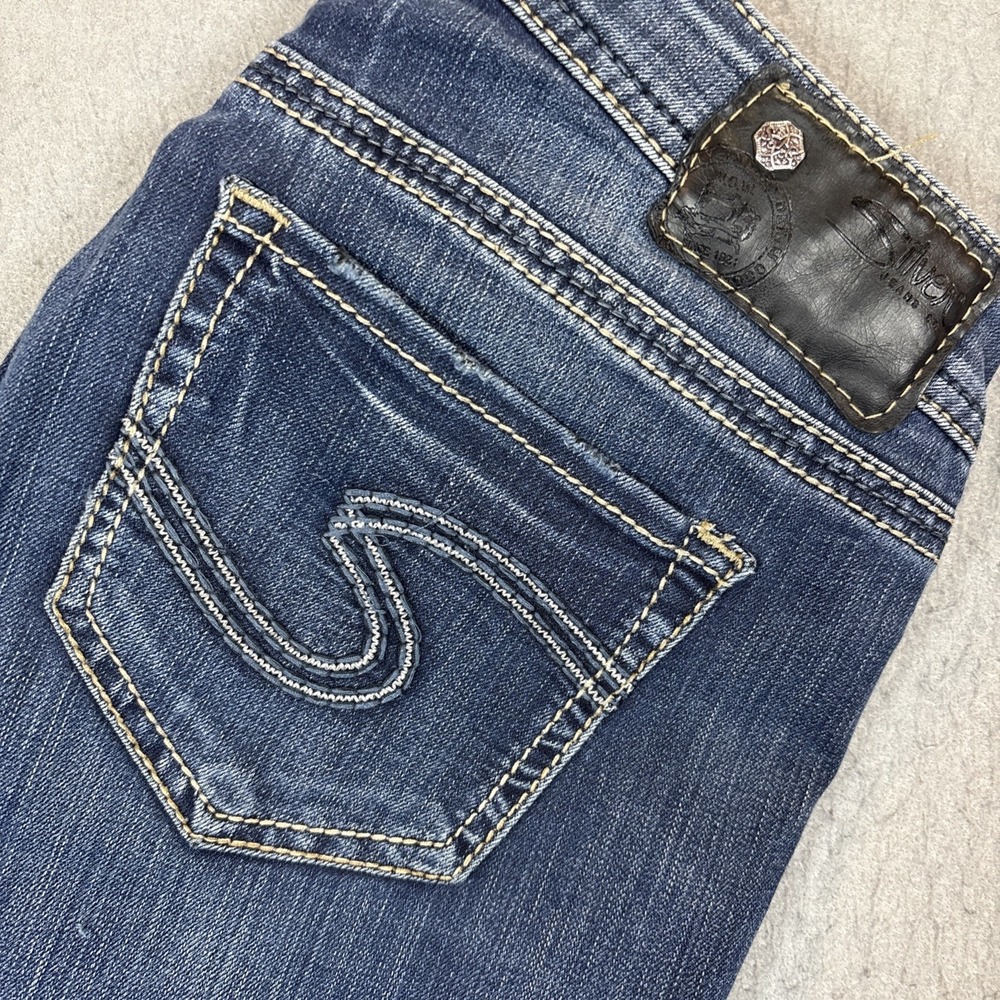 Silver Jeans Suki Mid Super Skinny Stretch Women Size 29/31 Denim